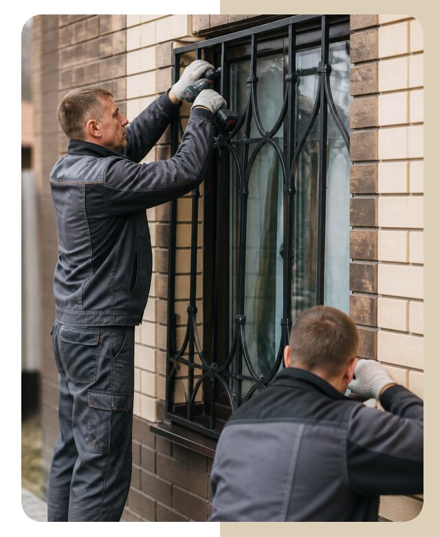 Установка решеток в дом в Ставрополе по цене от 3634 р. | ДвериЛегко-Ств